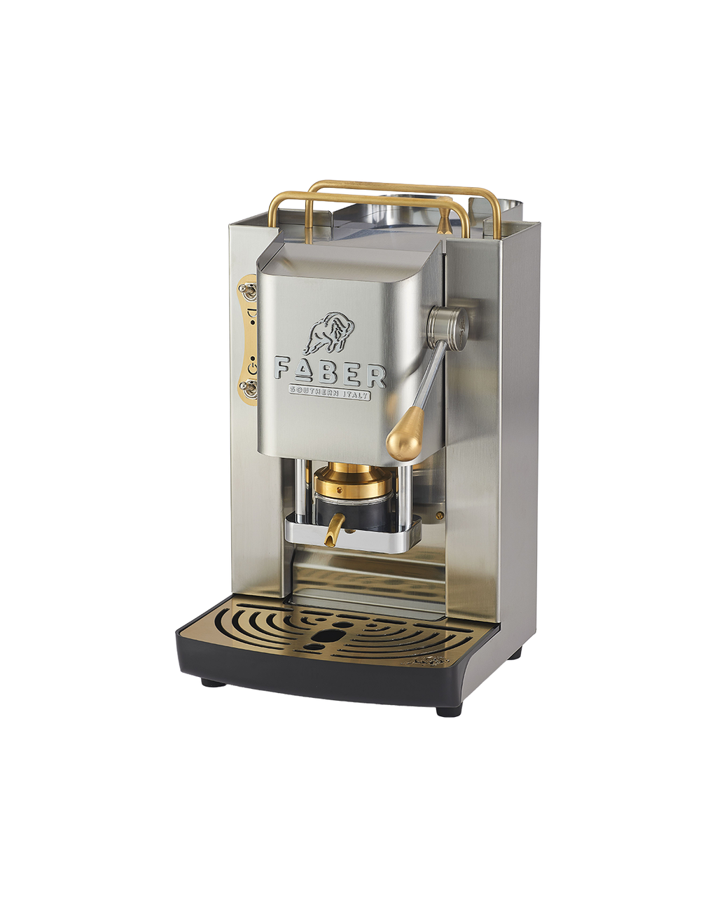 Macchina da caffè Faber, Pro Deluxe 3.0, Satin, ottonata