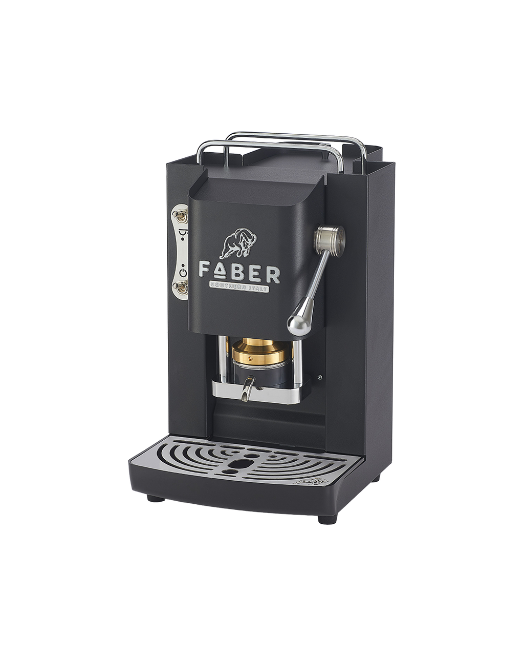 Macchina da caffè Faber, Pro Deluxe 3.0, Mat Black, cromata