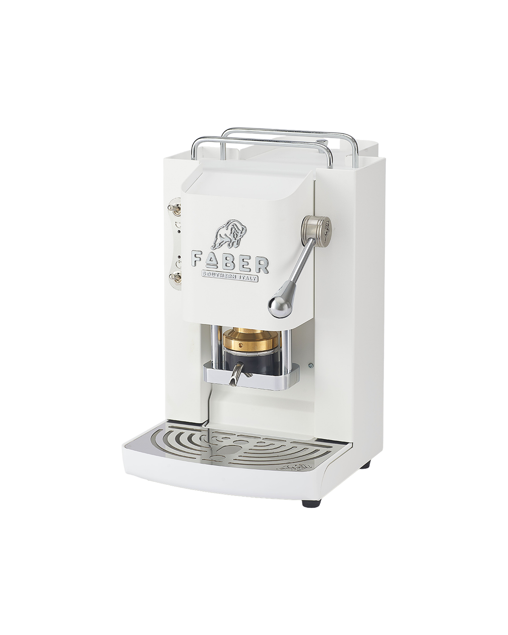 Macchina da caffè Faber, Pro Deluxe 3.0, Pure White, cromata