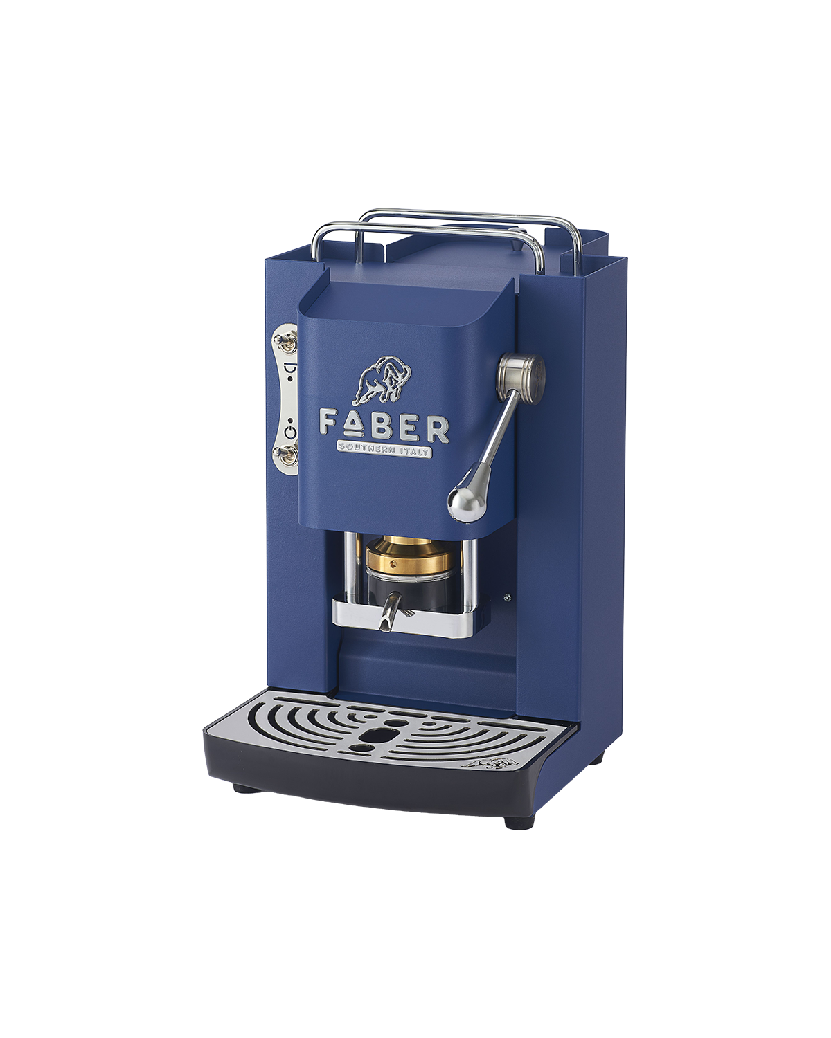 Macchina da caffè Faber, Pro Deluxe 3.0, Navy Blue, cromata