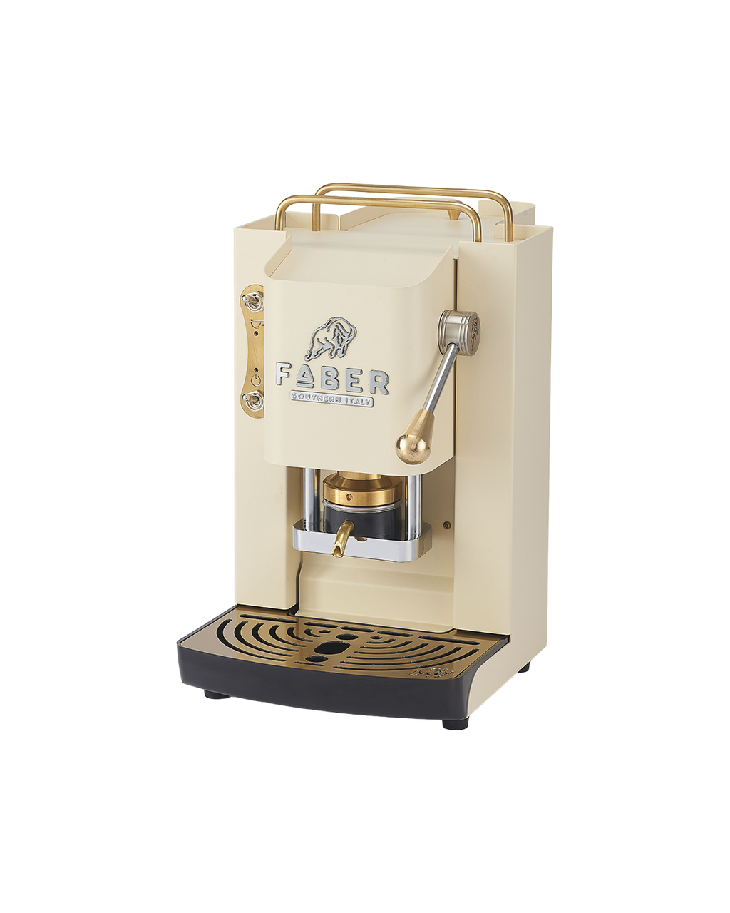 Macchina da caffè Faber, Pro Deluxe 3.0, Heritage, ottonata
