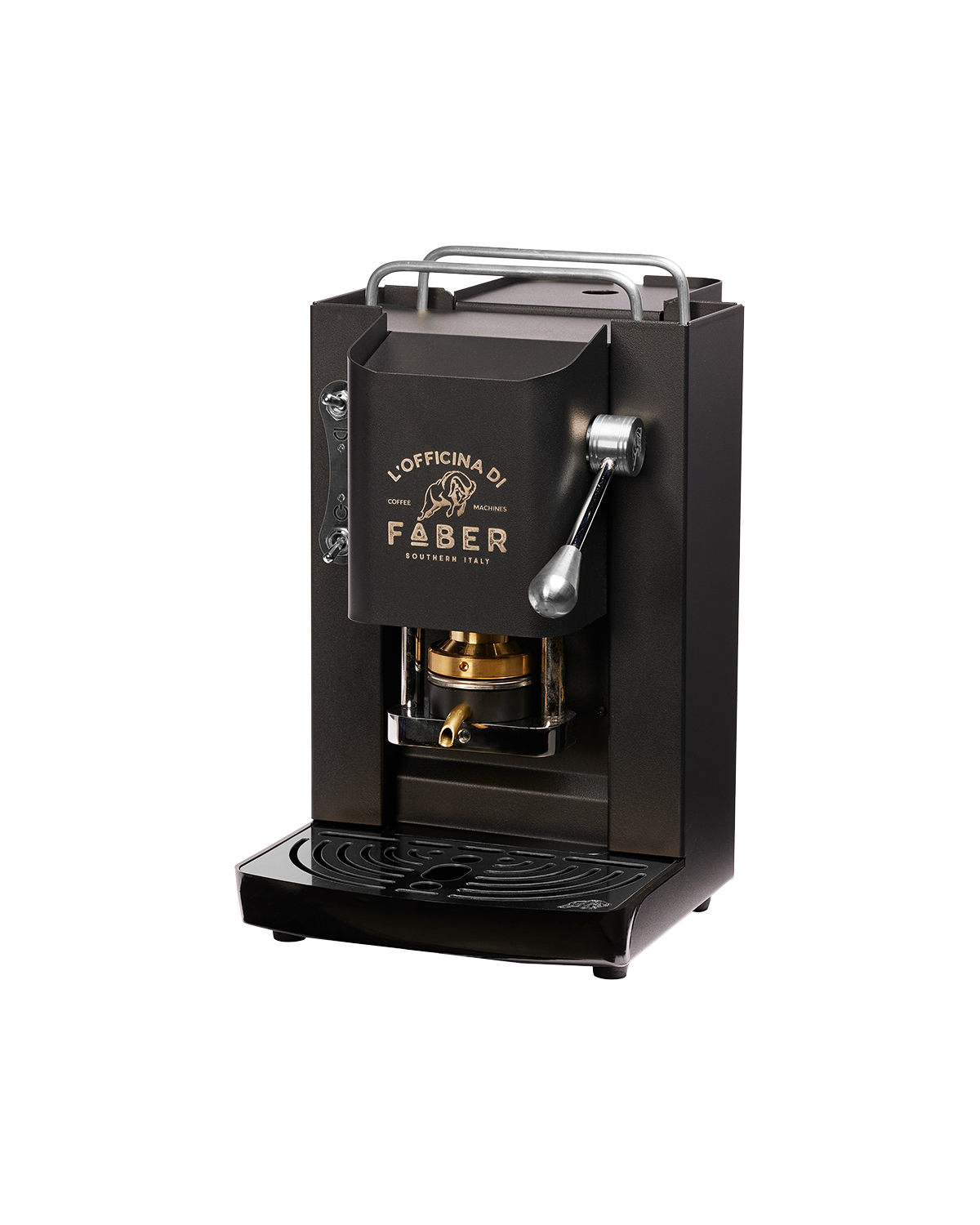 Macchina da caffè Faber, Pro Deluxe 2.0, Mat Black, cromata