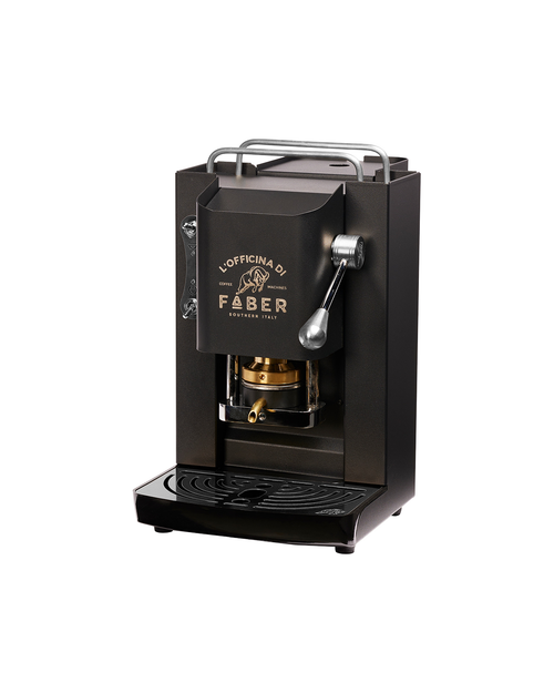 Macchina da caffè Faber, Pro Deluxe 2.0, Mat Black, cromata