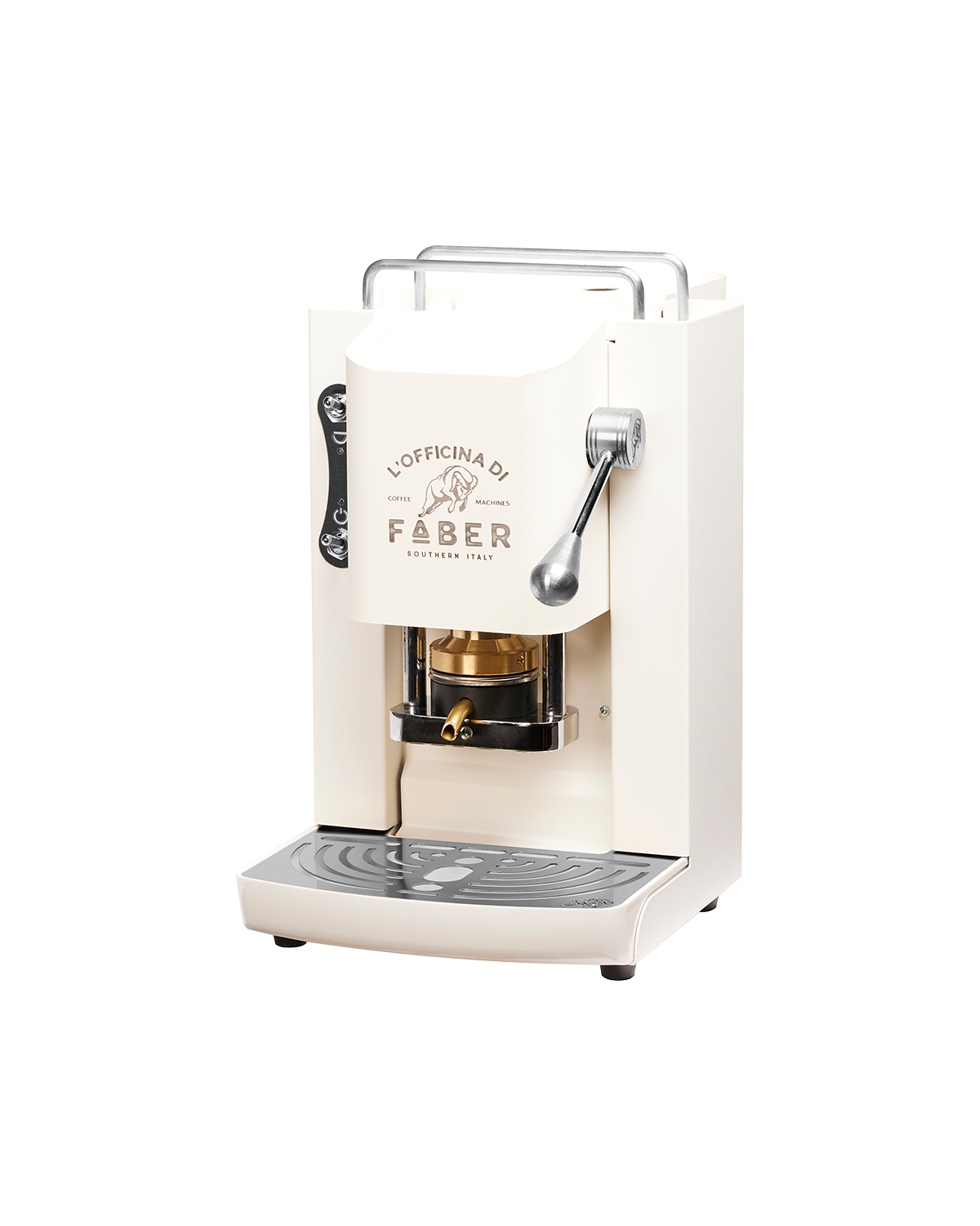 Macchina da caffè Faber, Pro Deluxe 2.0, Pure White, cromata
